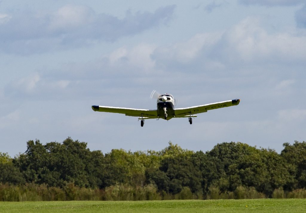 small aircraft, flight, take-off